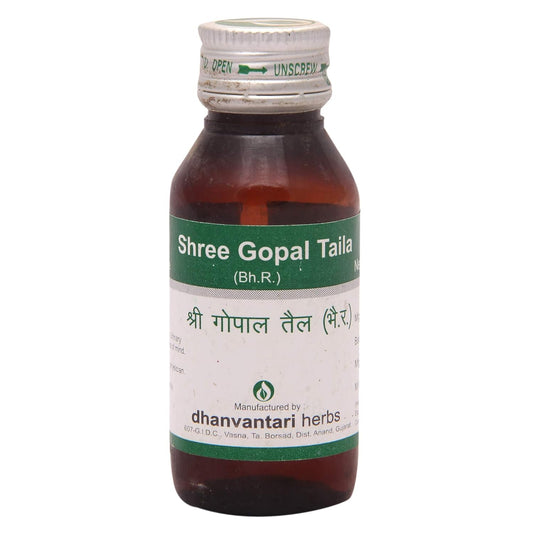 Dhanvantari Ayurvedic Shree Gopal Taila Nützlich bei Sterilität, Schwäche und Aphrodisiakumöl