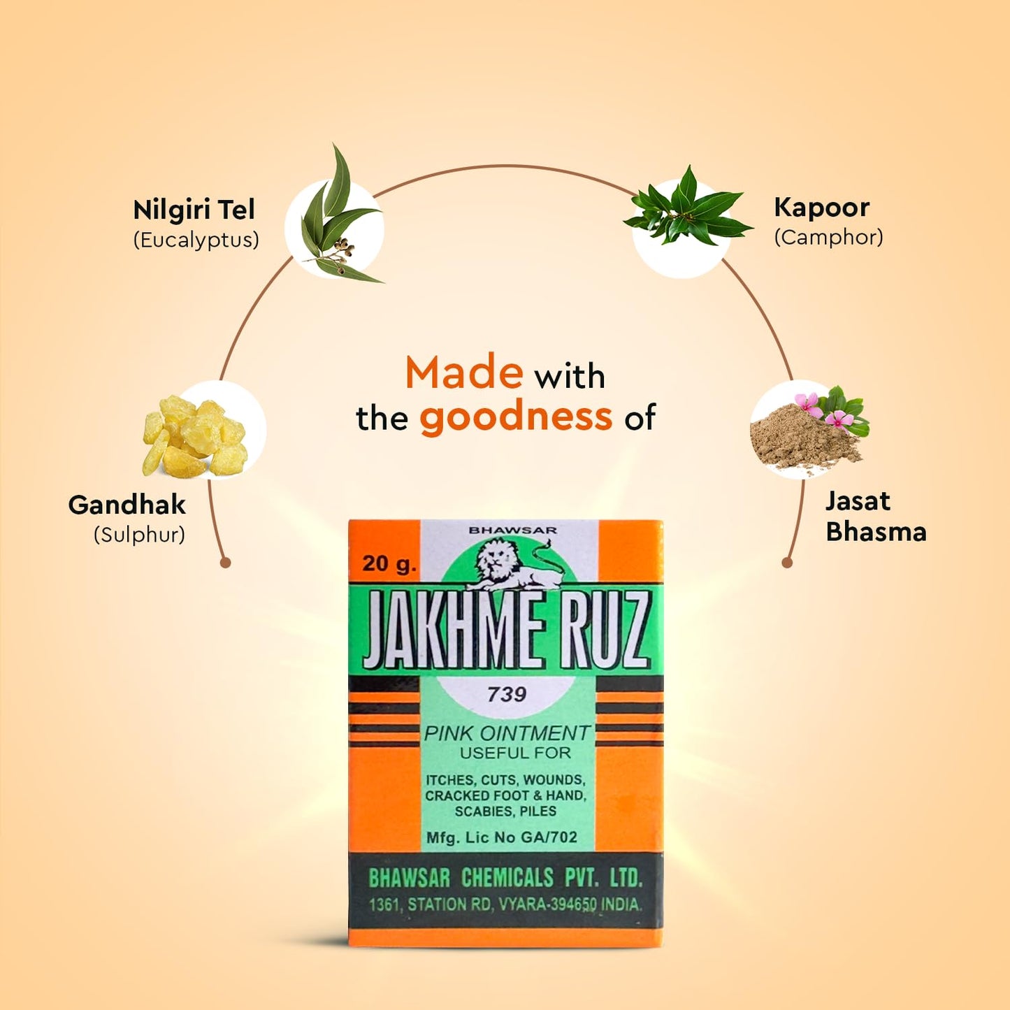 Bhawsar Jakhme Ruz Pink Ointment Malam