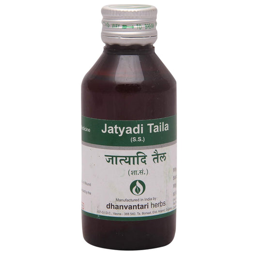 Dhanvantari Ayurvedic Jatyadi Taila Useful In Wound Healing Oil