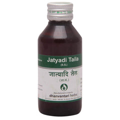 Dhanvantari Ayurvedic Jatyadi Taila Nützlich in Wundheilungsöl