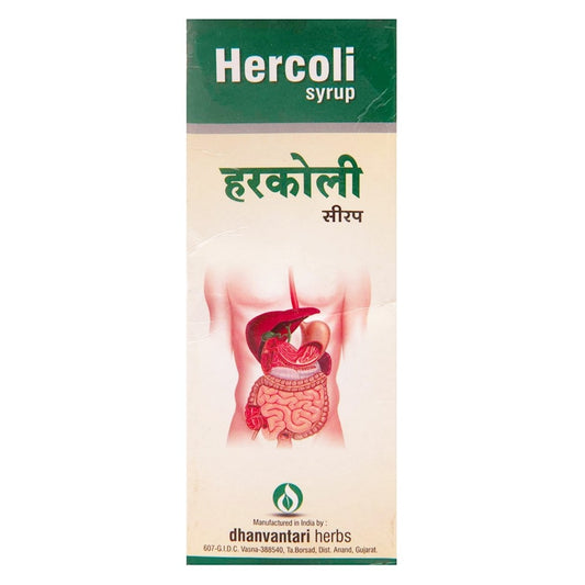 Dhanvantari Ayurvedic Hercoli nützlich bei Durchfall, Ruhr und Colitis ulcerosa Sirup