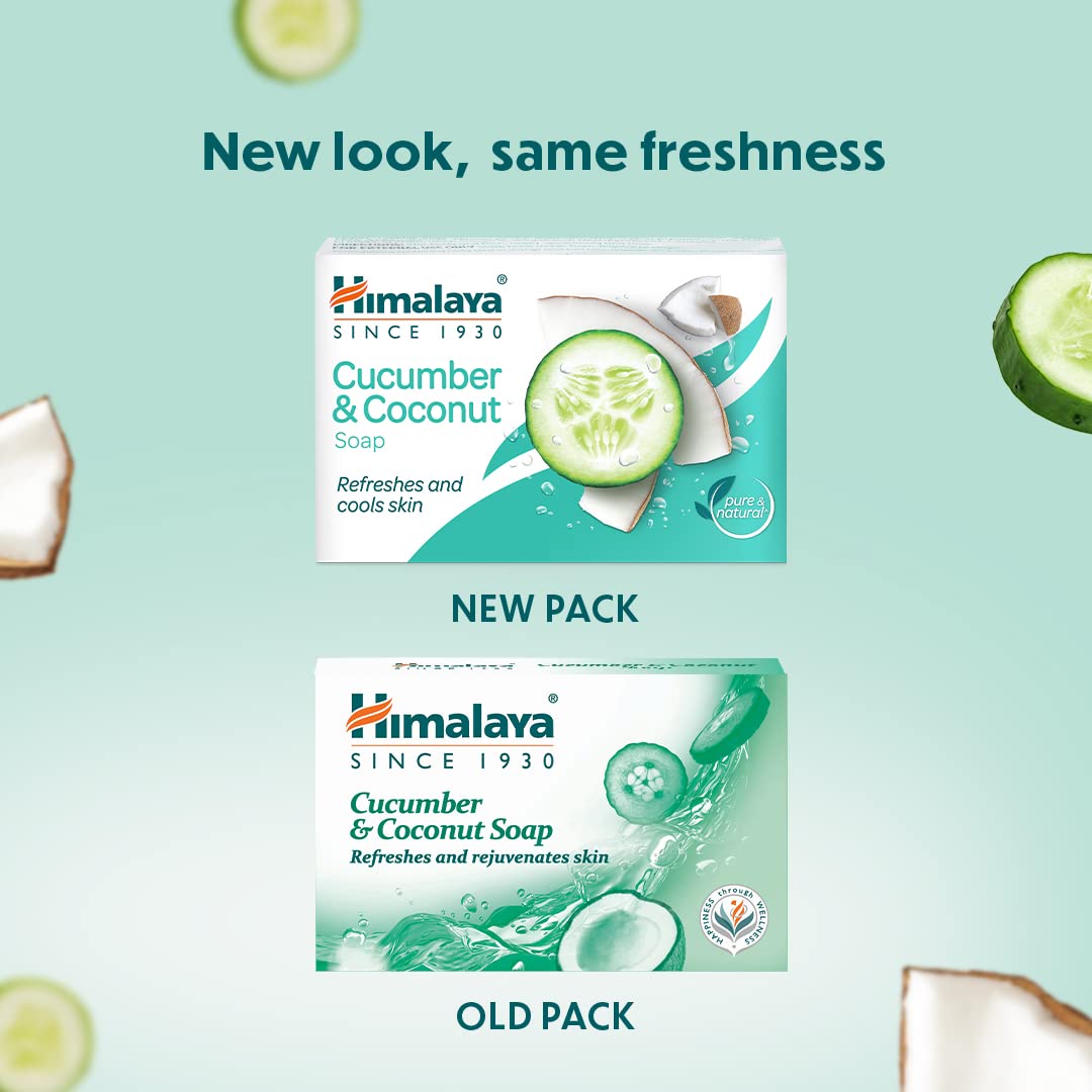 Himalaya Cucumber & Coconut Refreshes And Cools Skin Soap