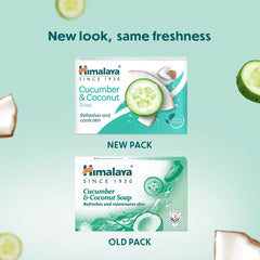 Himalaya Cucumber & Coconut Refreshes And Cools Skin Soap