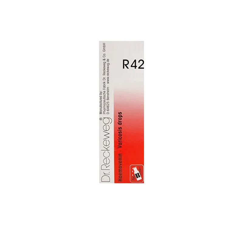 Dr Reckeweg Homoeopathy R42 Varicosis Drops 22 ml