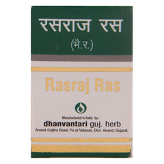 Dhanvantari Ayurvedic Rasraj Ras Nützlich bei Hemiplegie und allen Arten von rheumatischen Erkrankungen Suvarn Yukta Tablet
