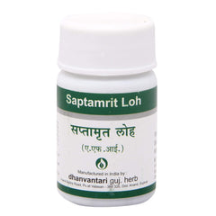 Dhanvantari Ayurvedic Saptamrut Loh Nützlich bei Augenkrankheiten Bulking Up Blood Cells Tablet