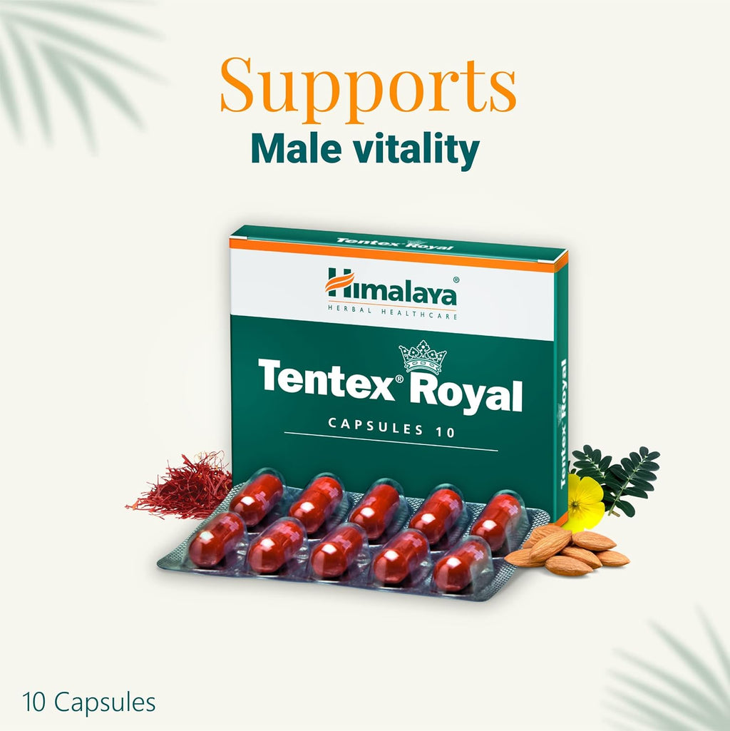 Himalaya Herbal Tentex Royal 10 Kapseln