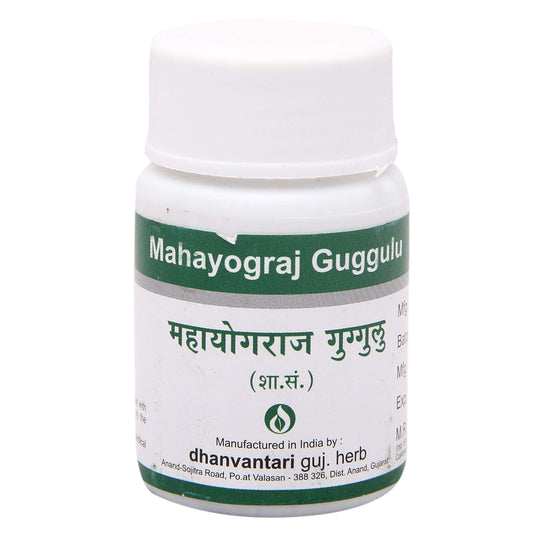 Dhanvantari Ayurvedic Mahayograj Guggulu Nützlich bei rehummatischen Störungstabletten