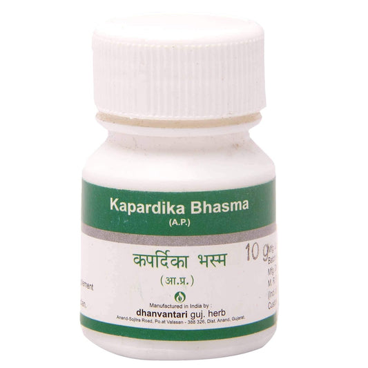 Dhanvantari Ayurvedic Kapardika Bhasma Nützlich als Kalziumergänzung und in Übersäuerungspulver