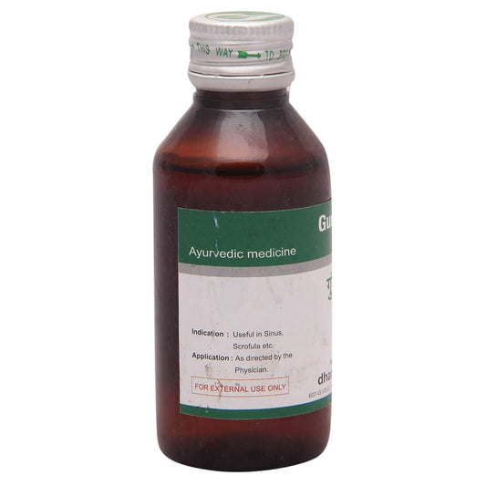 Dhanvantari Ayurvedic Gunjadi Taila Useful In Cancer,Sinus & Scrofula Oil