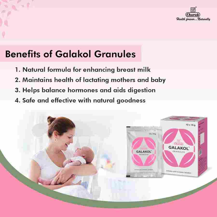 Charak Ayurvedic Galakol Tablets & Granules Powder