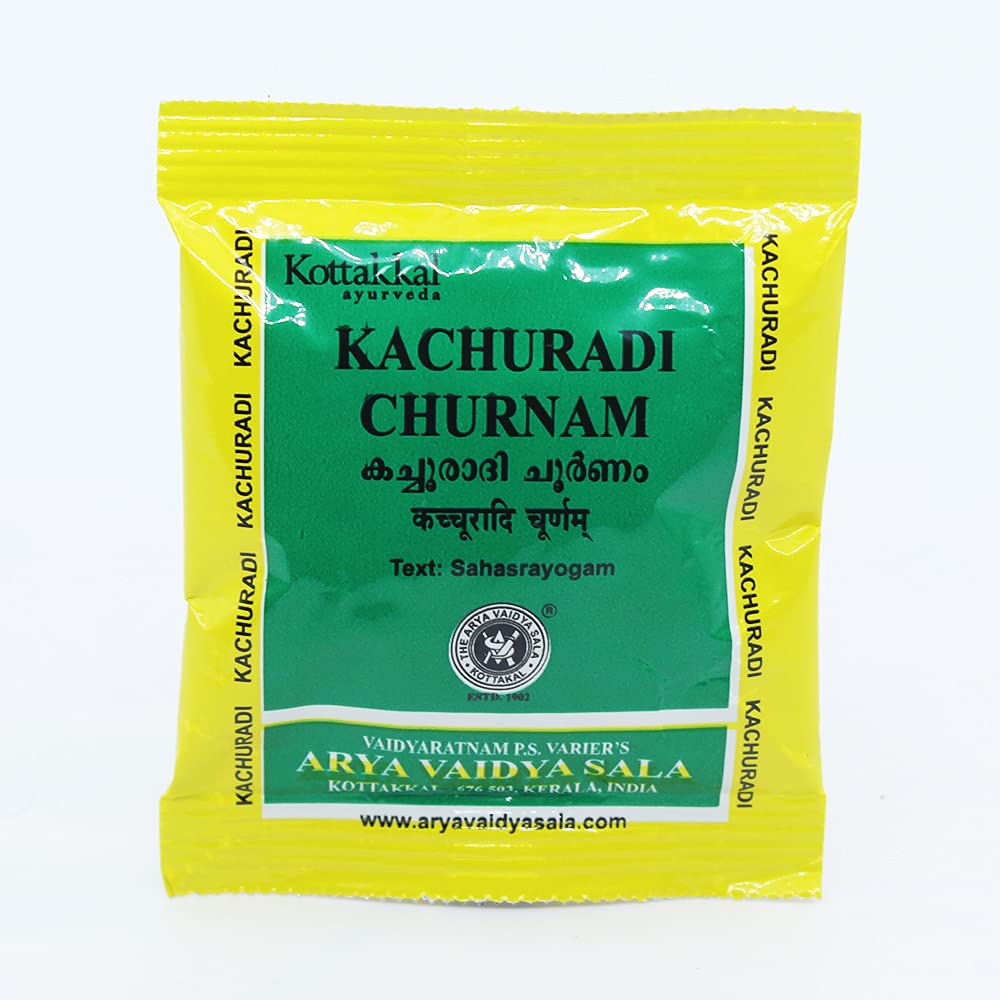 2 X Kottakkal Ayurvedic Kachuradi Churnam Powder 10g