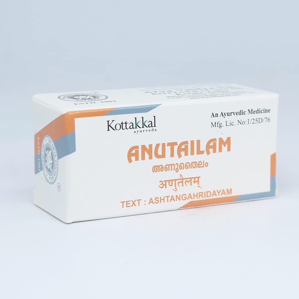 2 X Kottakkal Ayurvedic Anu Tailam Drops 10ml