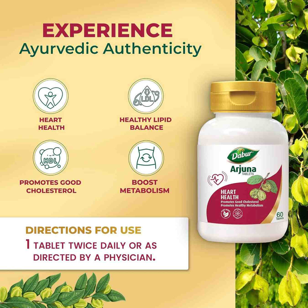 Dabur Ayurvedic Arjuna 60 Tablets