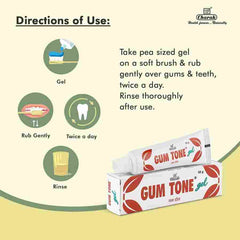 Charak Ayurvedic GumTone Powder 40g & Gum Ton Gel 50g