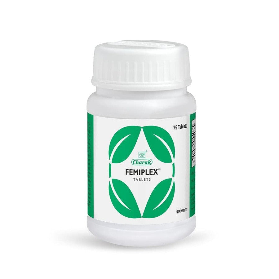 Charak Ayurvedic Femiplex 75 Tablets & Gel 30g