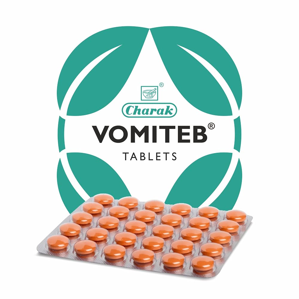 Charak Ayurvedic Vomiteb 30 Tablets