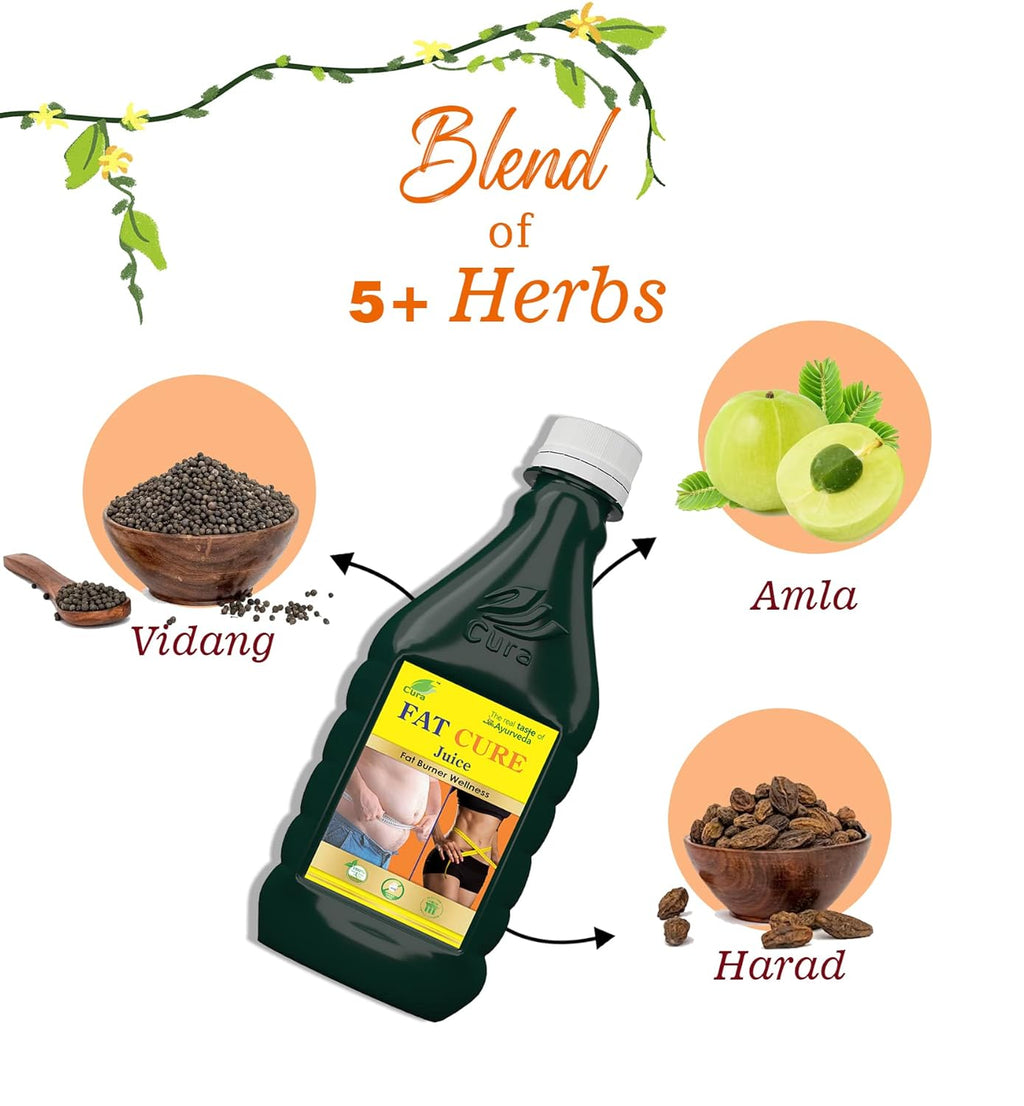 Cura Ayurvedic Cura Fat Cure Ras Liquid 500ml