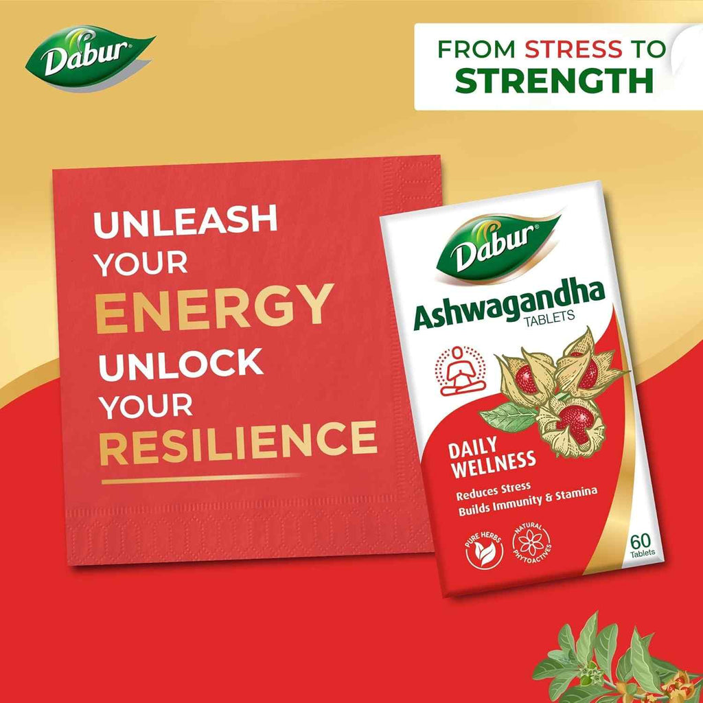 Dabur Ayurvedic Ashwagandha 60 Tablets