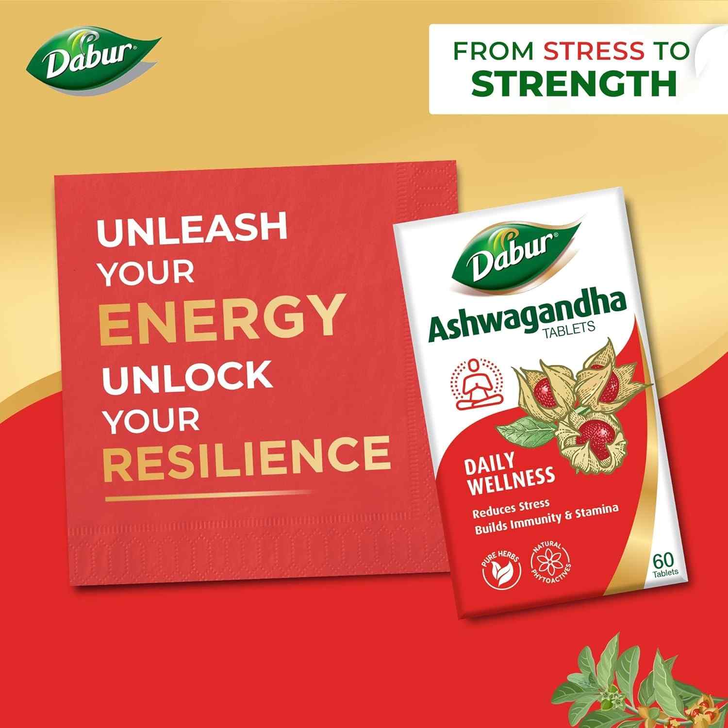 Dabur Ayurvedic Ashwagandha 60 Tablets
