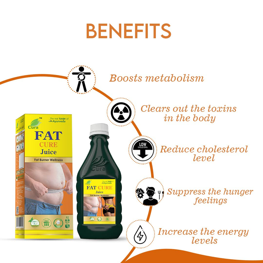 Cura Ayurvedic Cura Fat Cure Ras Liquid 500ml