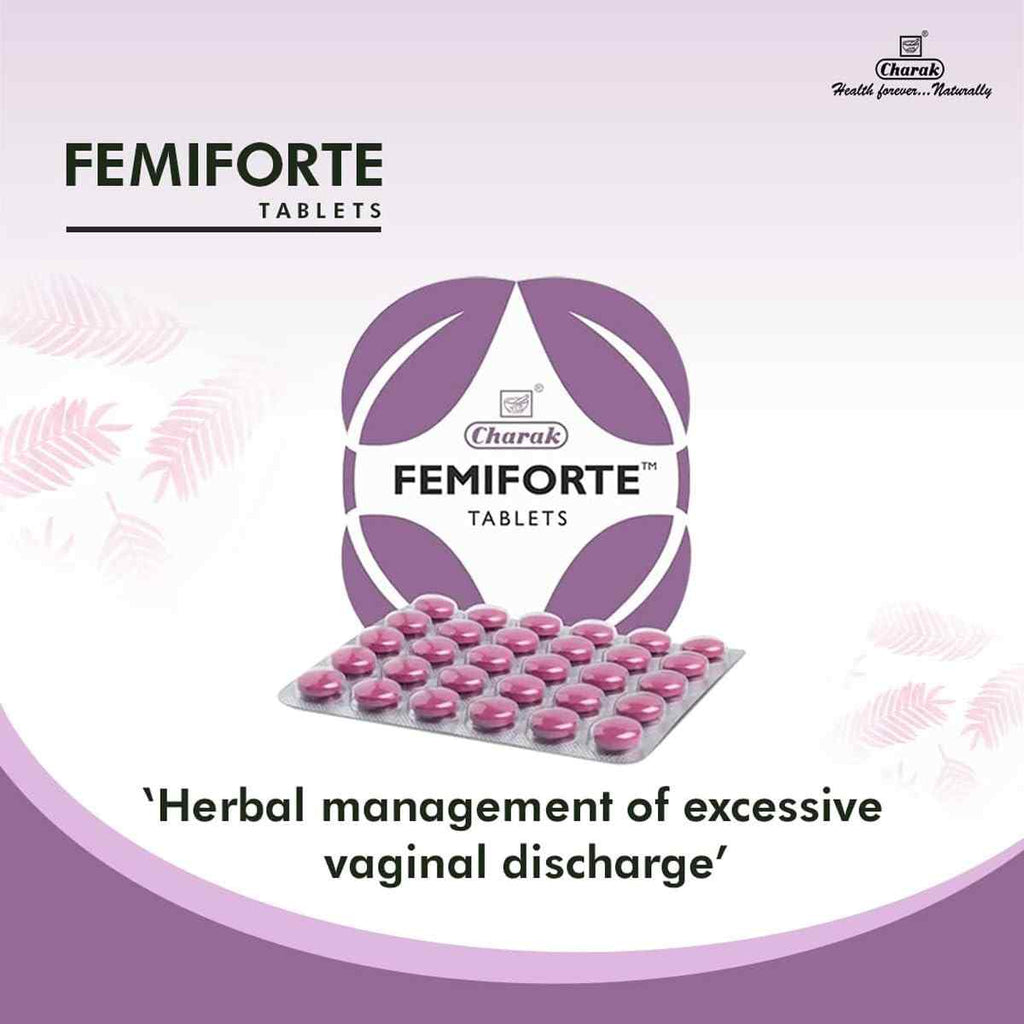 Charak Ayurvedic Femiforte 30 Tablets