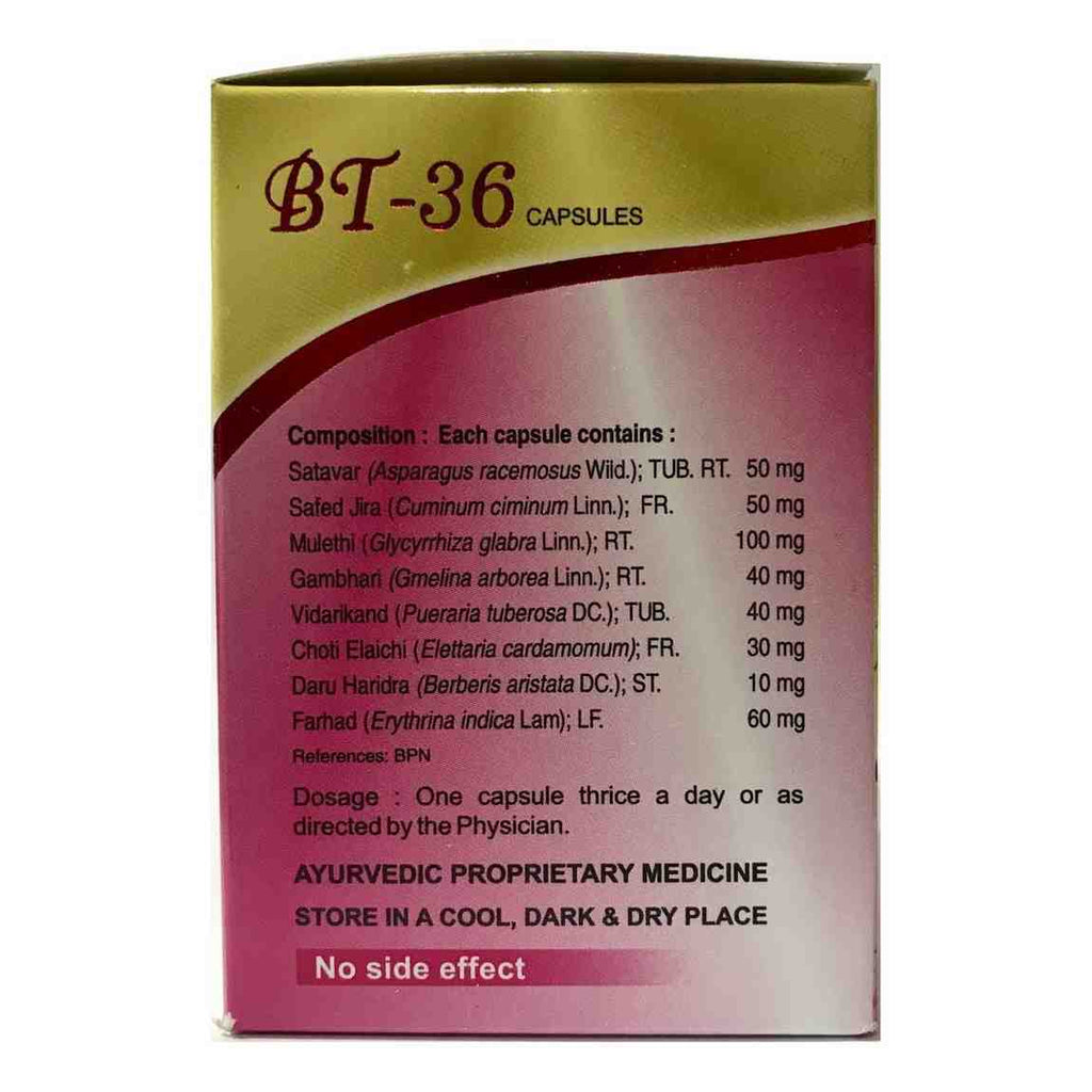 BT36 Ayurvedische Kapseln für Frauen Kapseln