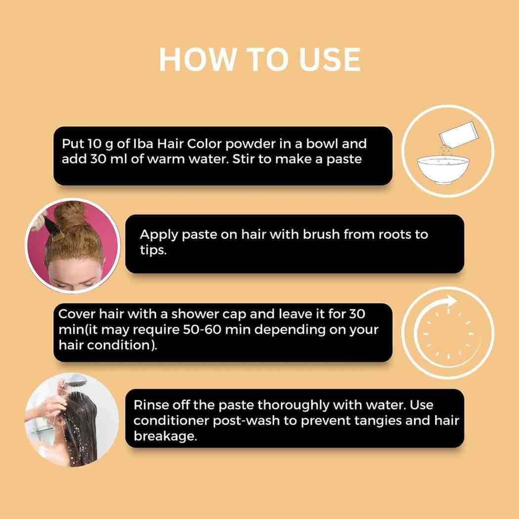 Care Hair Colour, Dark Coal Powder 60g