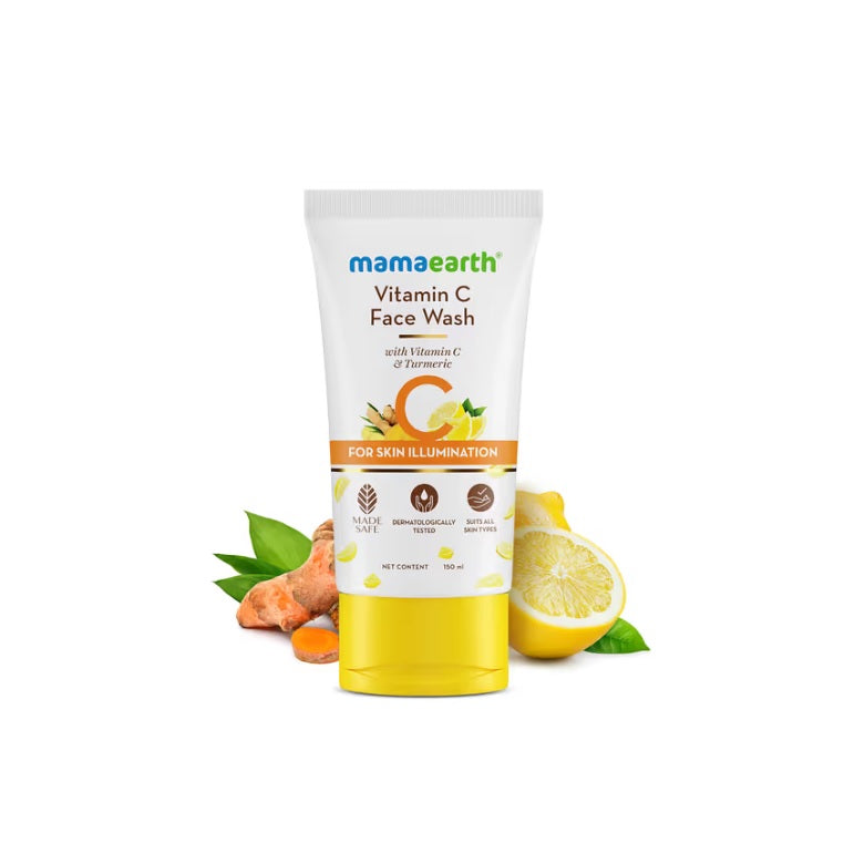 Mamaearth Vitamin C Face Wash With Vitamin C and Turmeric For Skin Illumination