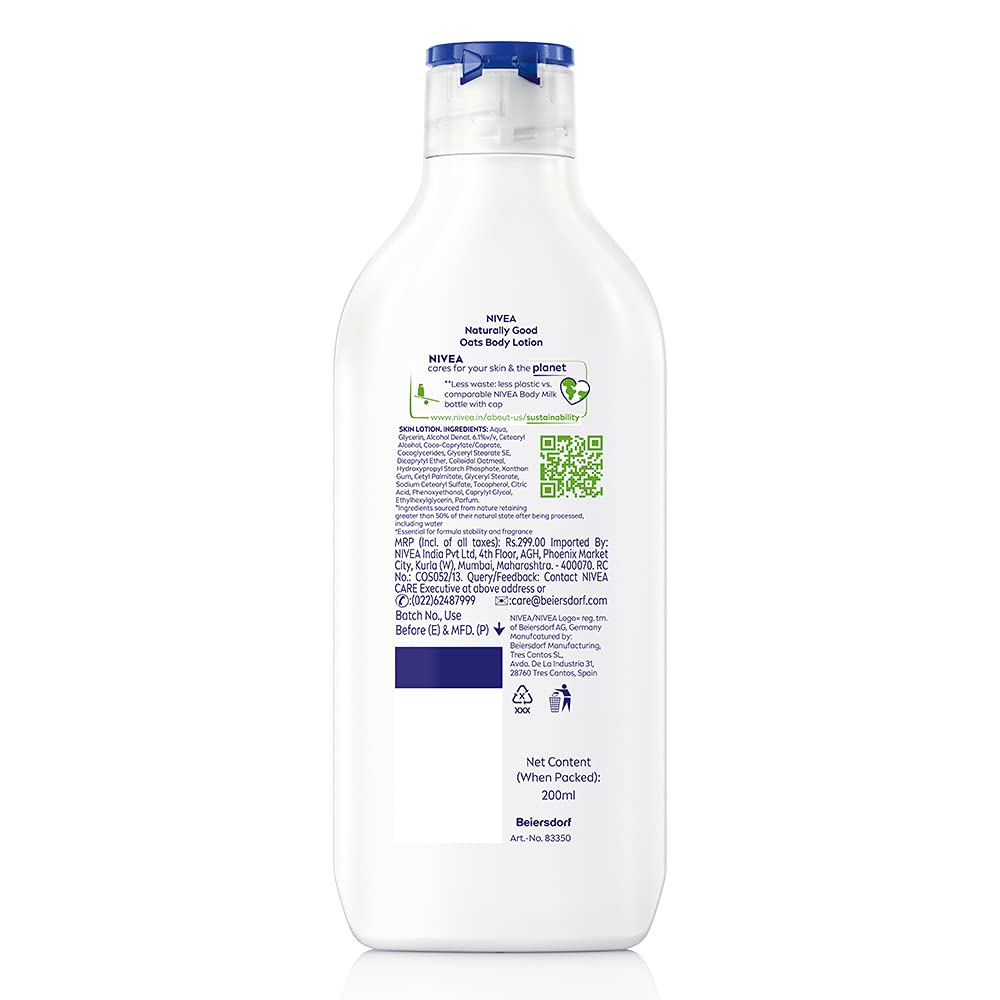 Nivea Naturally Good Natural Oats Body Lotion