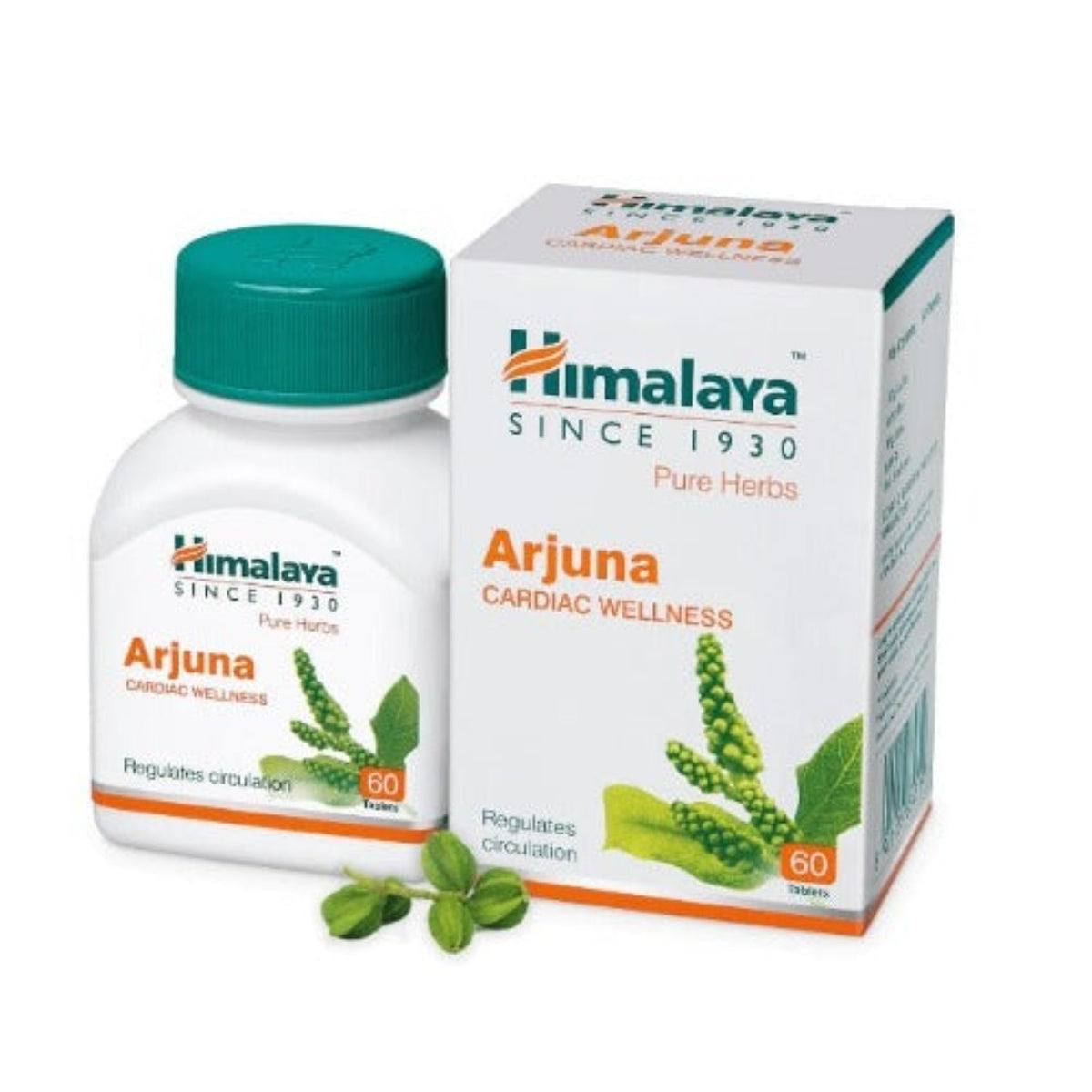 Himalaya Pure Herbs Cardiac Wellness Herbal Ayurvedic Arjuna Vielseitiger kardioprotektiver 60 Tabletten