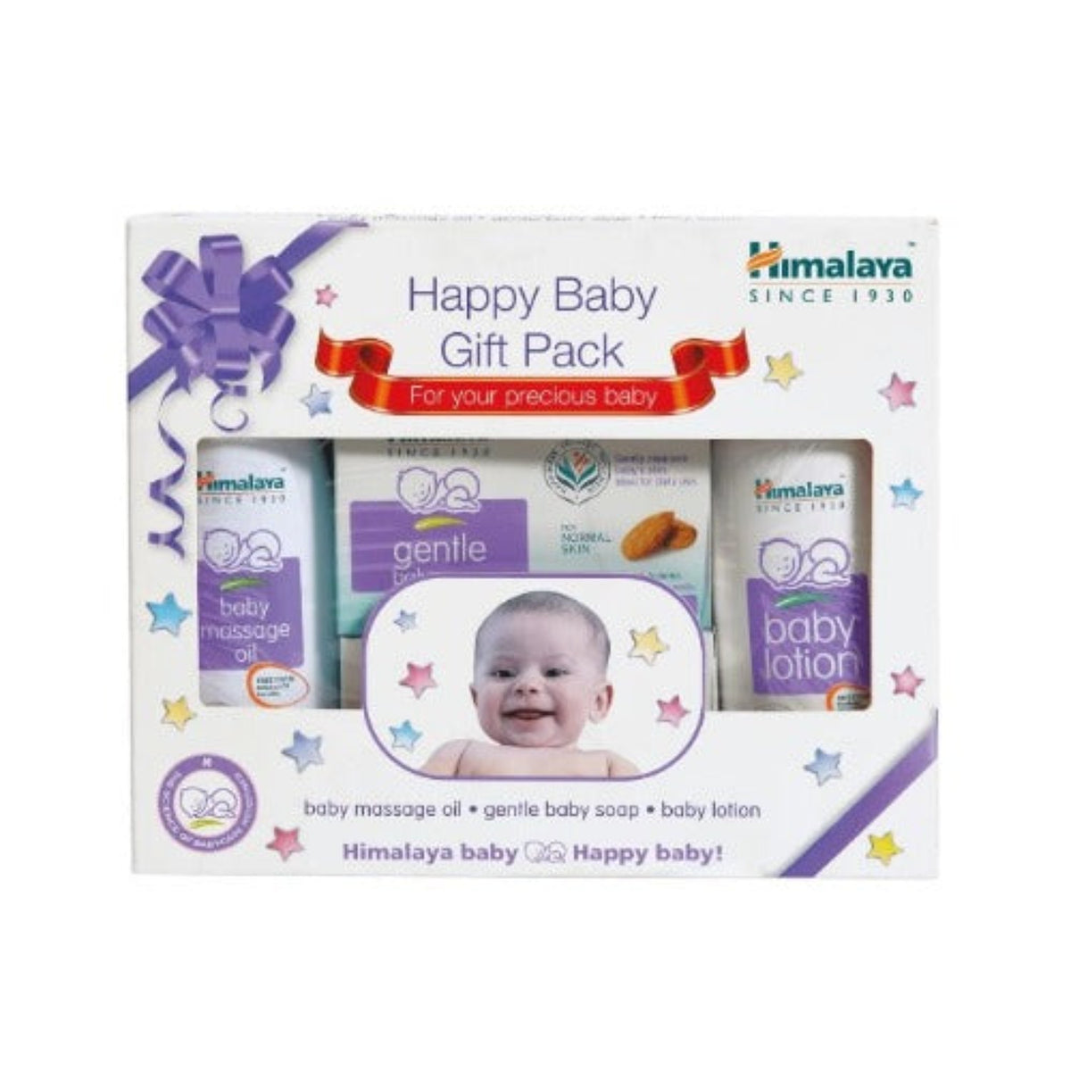Himalaya Herbal Ayurvedic Babypflege Geschenkpaket (Öl-Seife-Lotion) Kleines Set