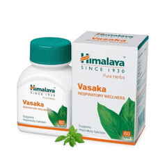 Himalaya Pure Herbs Respiratory Wellness Herbal Ayurvedic Vasaka Effektive Atemwegspflege 60 Tabletten