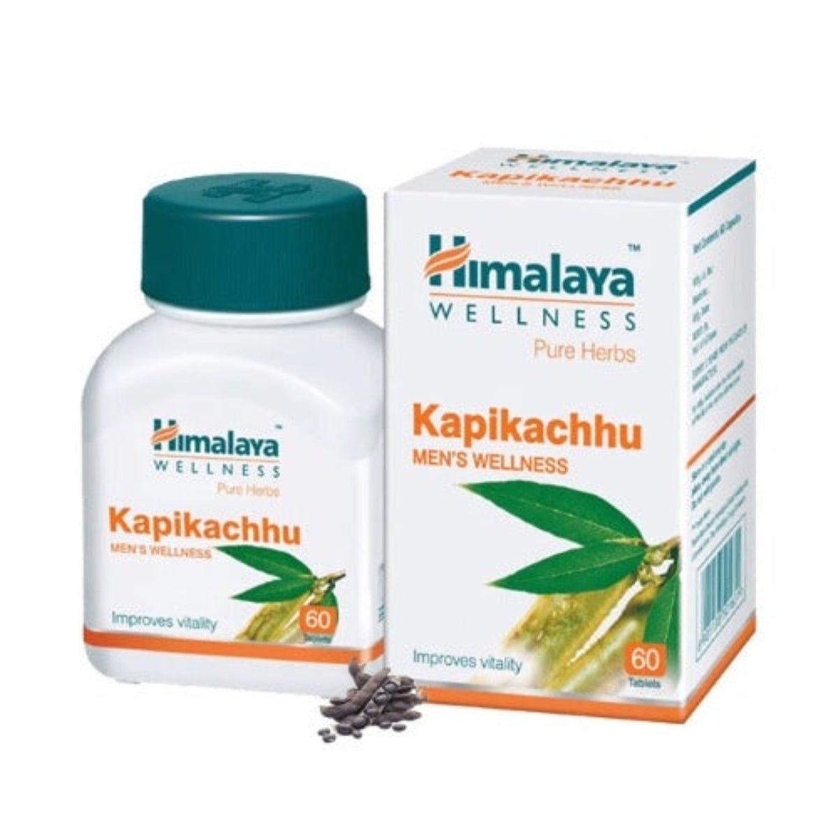 Himalaya Pure Herbs Men's Wellness Herbal Ayurvedic Kapikachhu 60 Tabletten