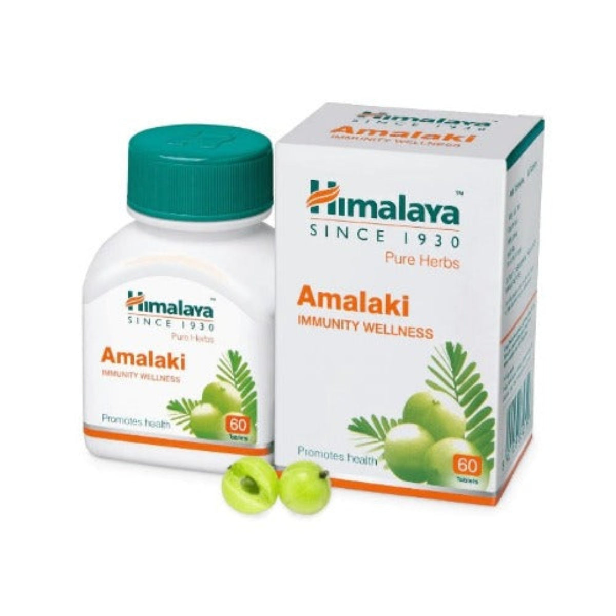Himalaya Pure Herbs Immunity Wellness Травяной аюрведический препарат Амалаки для укрепления здоровья 60 таблеток