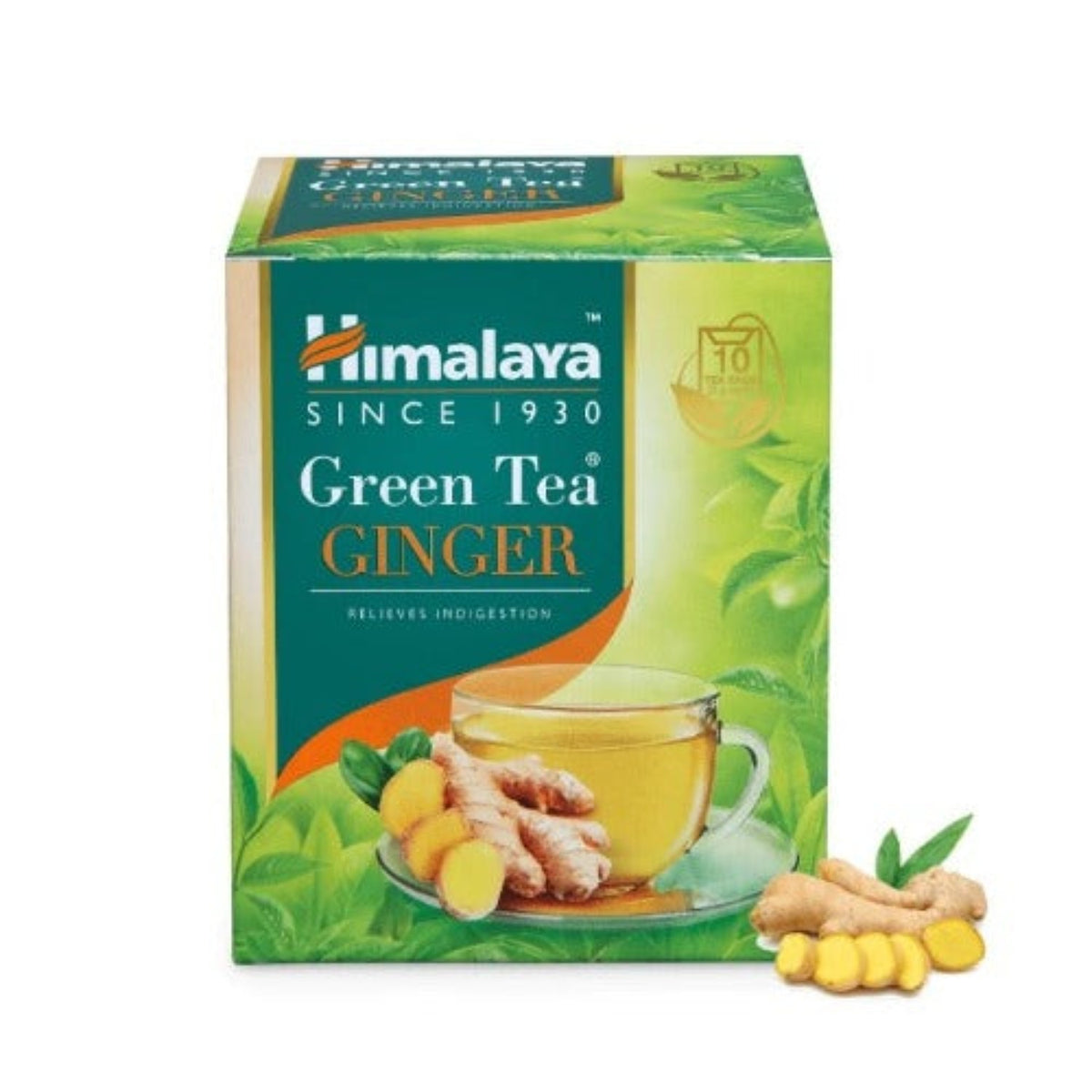 Himalaya Wellness Herbal Ayurvedic (Swaad Waali Sehat Waali) Green Tea Ginger Beverage