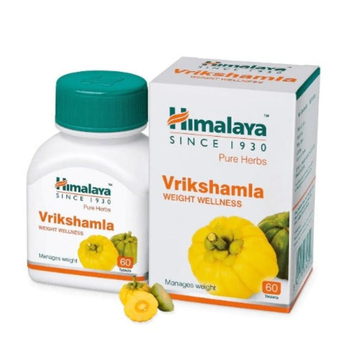 Himalaya Pure Herbs Weight Wellness Herbal Ayurvedic Vrikshamla Управление весом 60 таблеток