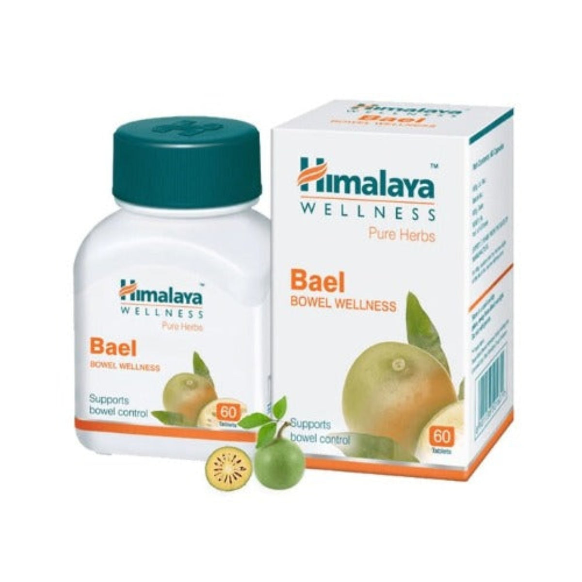 Himalaya Pure Herbs Bowel Wellness Травяной аюрведический препарат Bael 60 таблеток