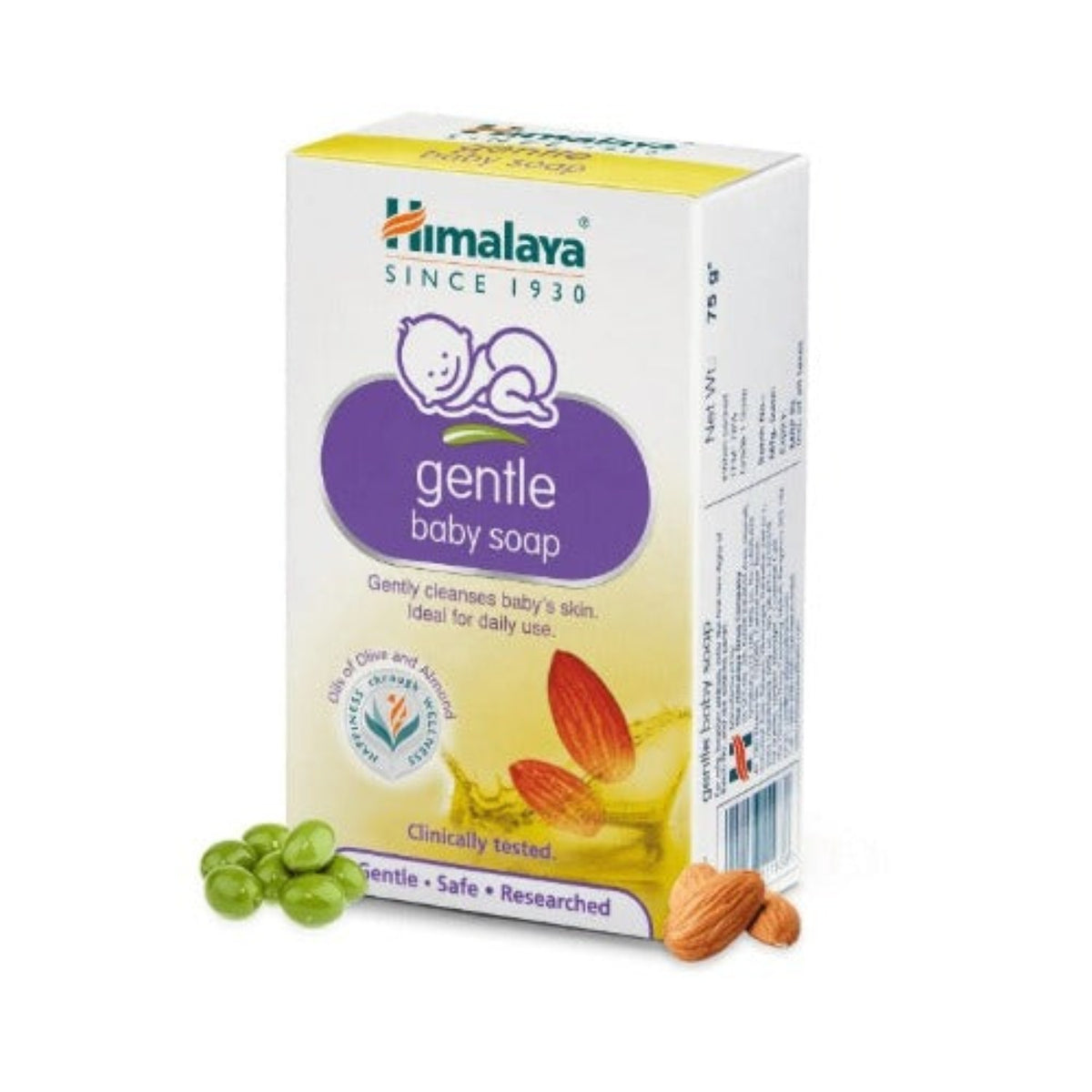 Himalaya Herbal Ayurvedic Sanfte Babypflege Speziell für Babys zarte Haut Seife