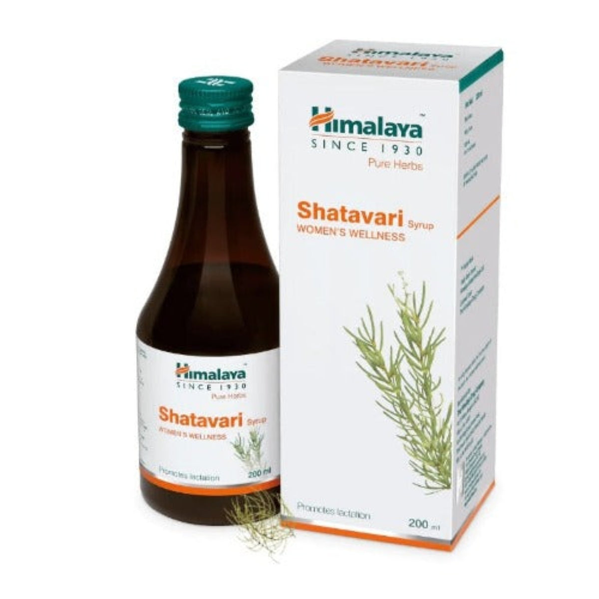 Himalaya Pure Herbs Women's Wellness Herbal Ayurvedic Shatavari fördert die Laktation Sirup 200 ml
