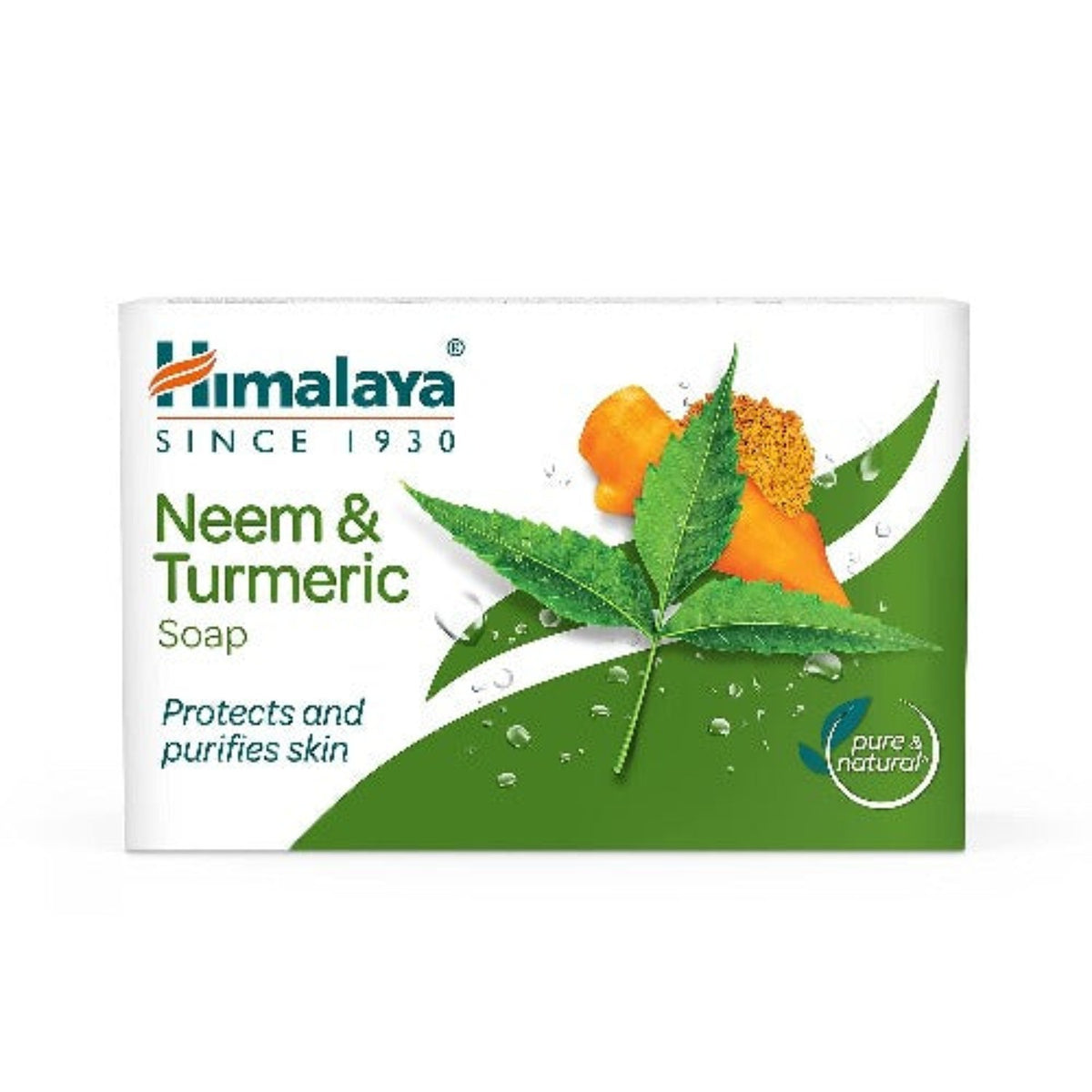 Himalaya Herbal Ayurvedic Personal Body Care Neem & Turmeric Cleanses And Purifies Skin Soap