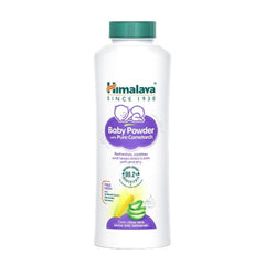 Himalaya Herbal Ayurvedisches Babypflegepuder mit reiner Maisstärke erfrischt, beruhigt und hält Babys Haut weich und trocken.