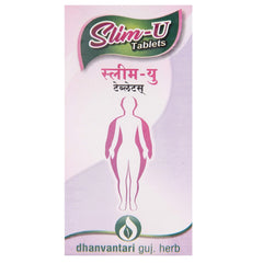 Dhanvantari Ayurvedic Slim U Useful as Obesity Controller Tablet