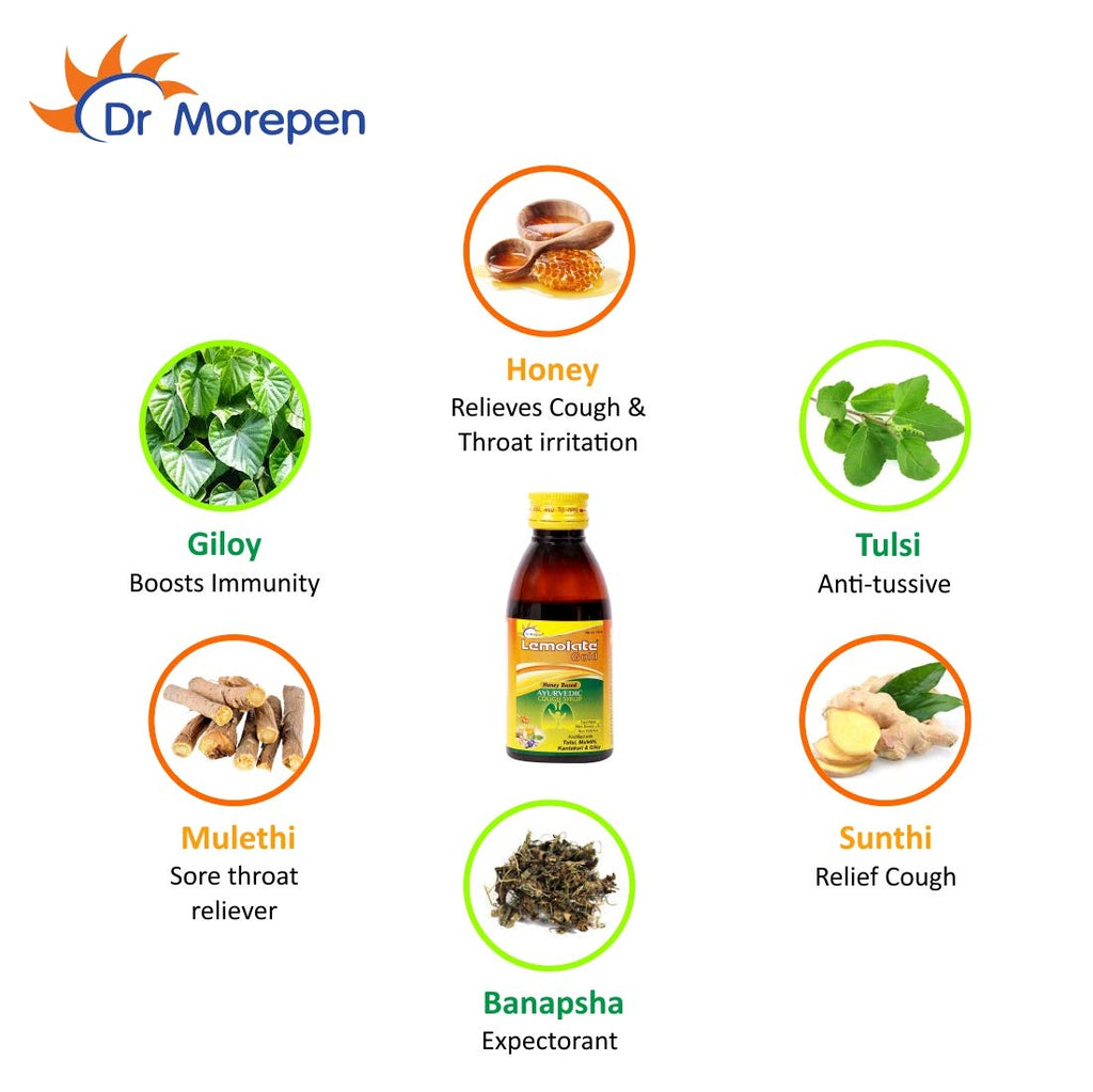 Dr. Morepen Lemolate Gold Ayurvedischer Sirup 100 ML