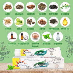 Dr Morepen Active Smile Enriches With 17 Powerful Herbs Toothpaste 100 Gm