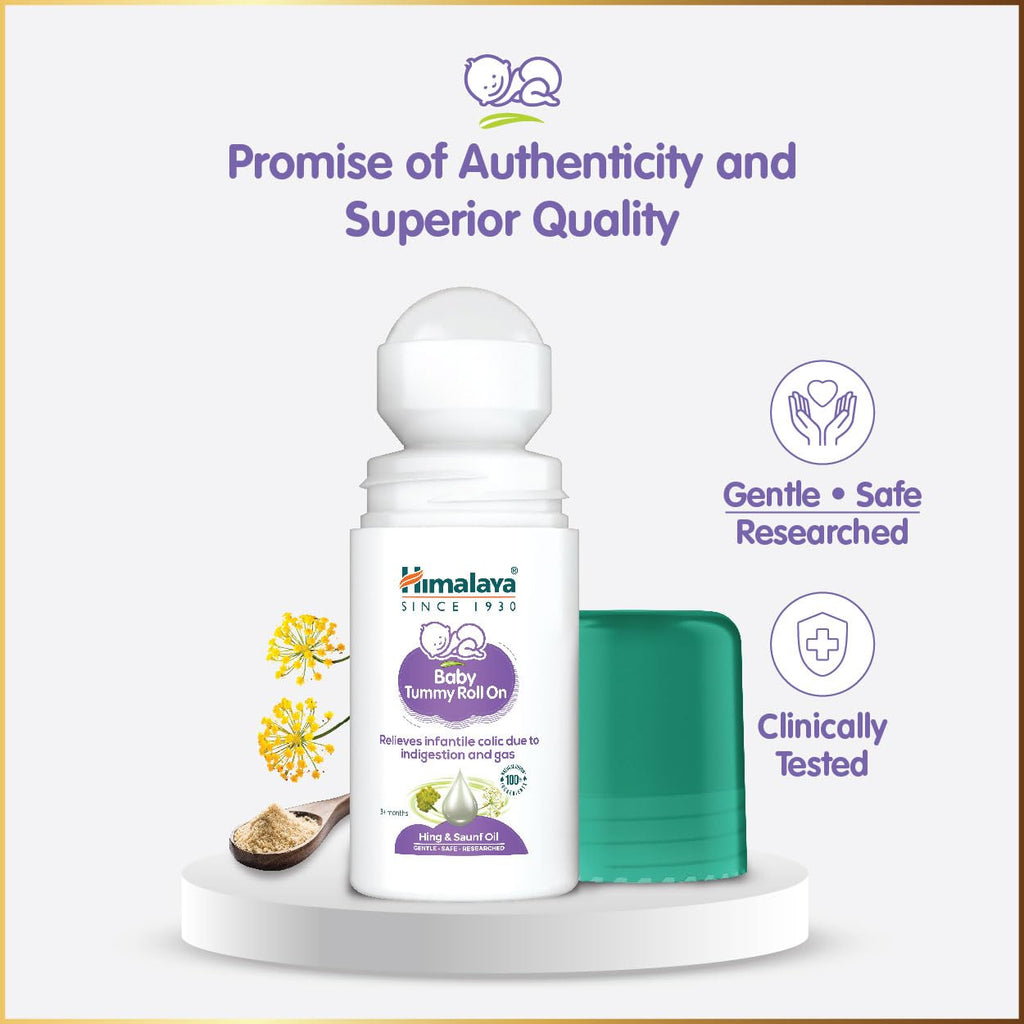 Himalaya Herbal Ayurvedic Baby Care Roll On Tummy Roll On облегчает детские колики из-за расстройства желудка и газов, 40 мл