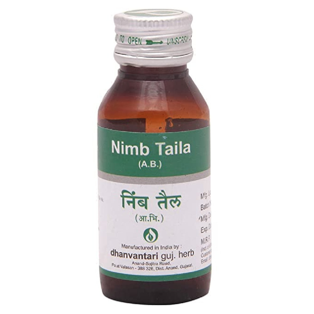 Dhanvantari Ayurvedic Nimb Taila Nützlich bei Hautkrankheitsöl
