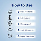 Deemark Ayurvedic Ortho Balm For Joint Pain,Back Pain,Muscle Pain & Twitching Balm 50 Gm