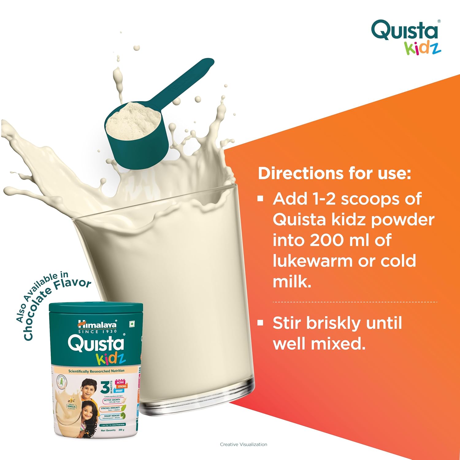 Himalaya Herbal Quista kidz Vanille &amp; Schokoladenpulver 200 g