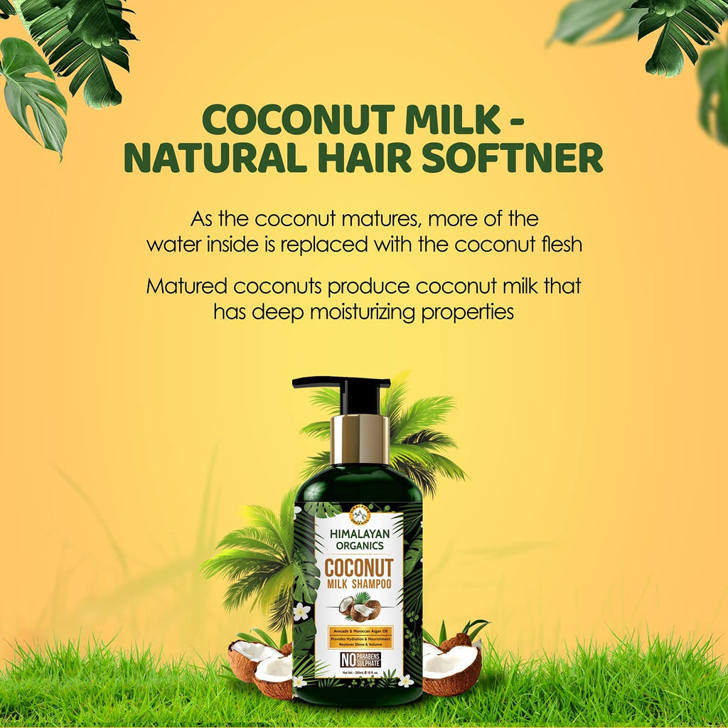 Himalayan Organics Coconut Milk Shampoo 300ml